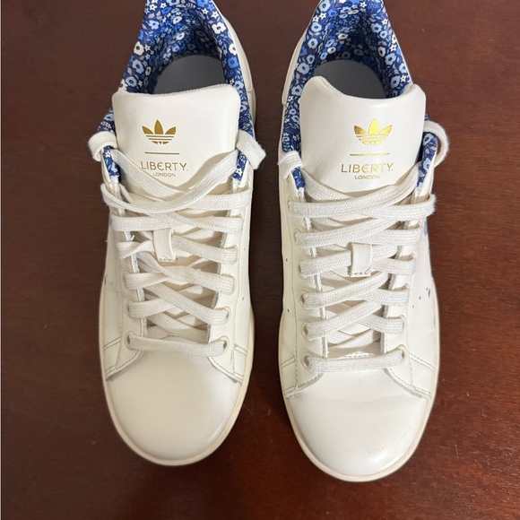 Adidas Stan Smith x Liberty London Sneakers - Size 8.5 - Tokyo Exclusive - Picture 2 of 7